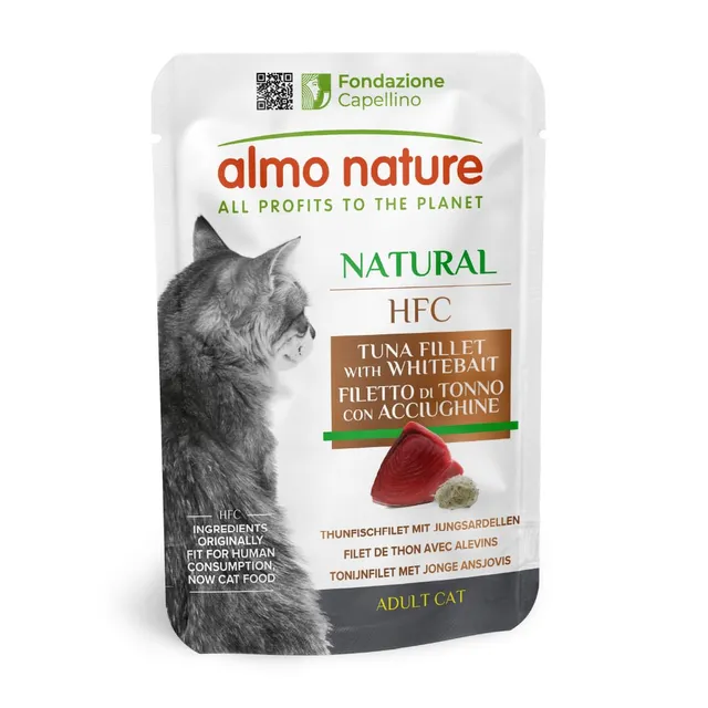 almo-nature-hfc-natural-sachets-chat-thon-alevins-24x55g image 1