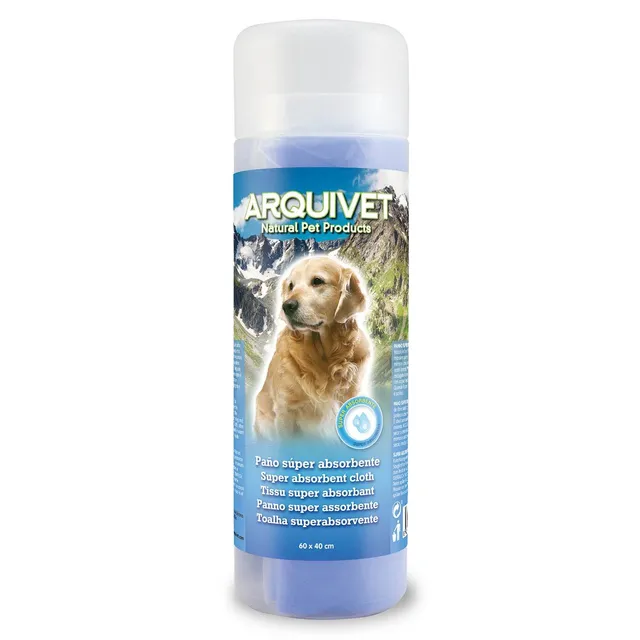 arquivet-serviette-chien-super-absorbante-60x40cm-tissu image 1