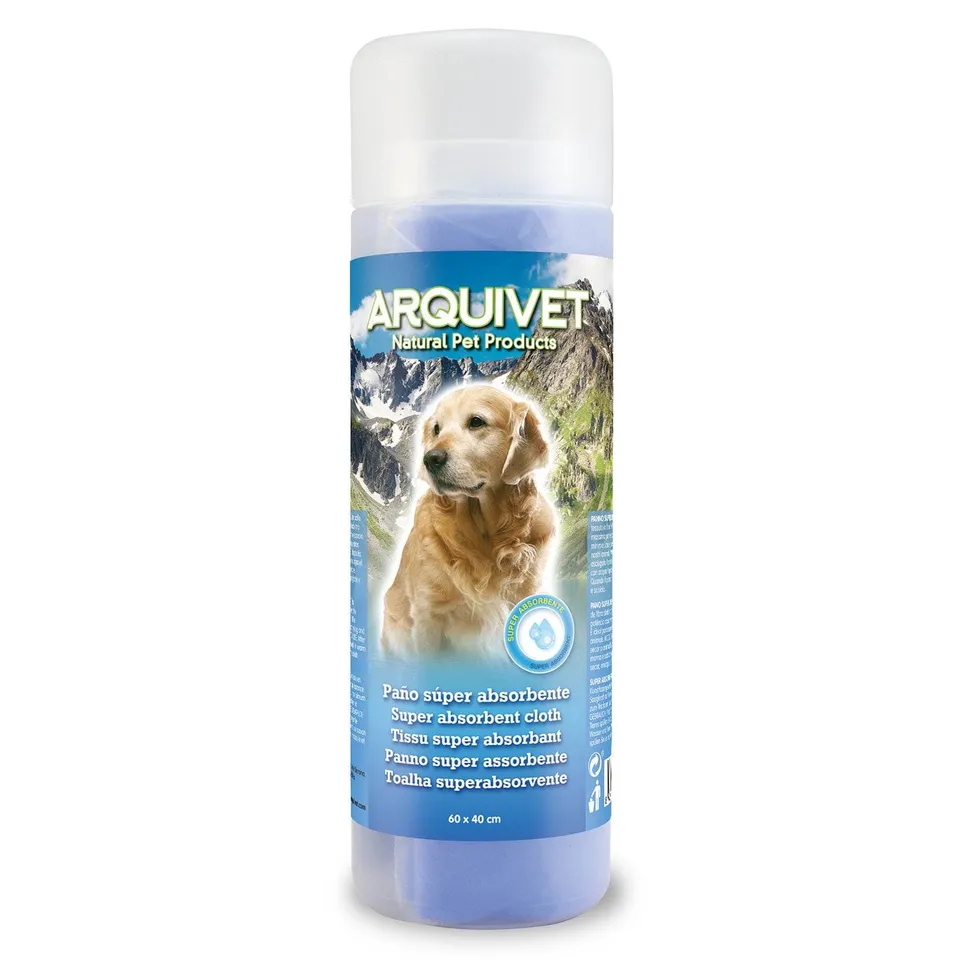 arquivet-serviette-chien-super-absorbante-60x40cm-tissu image 1