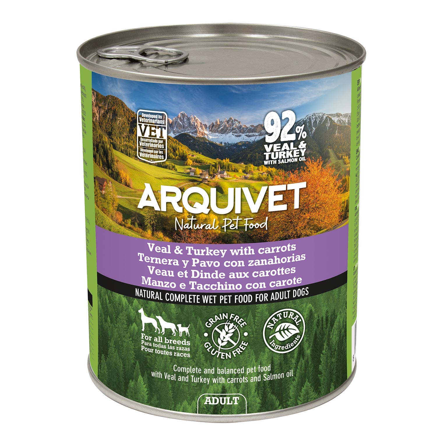 arquivet-p-t-chien-dinde-b-uf-carottes-400-g-92-viande image 6