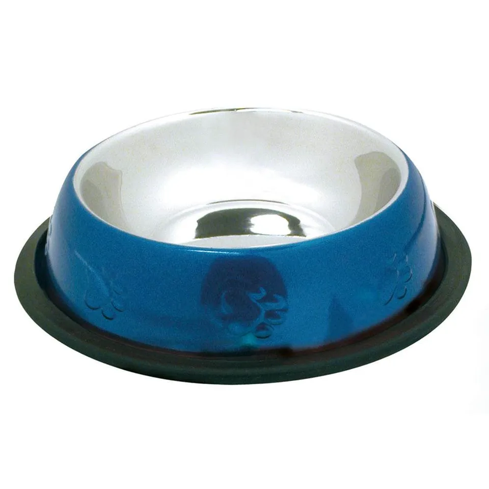 arquivet-gamelle-chat-inox-bleue-antid-rapante-0-24-l image 1