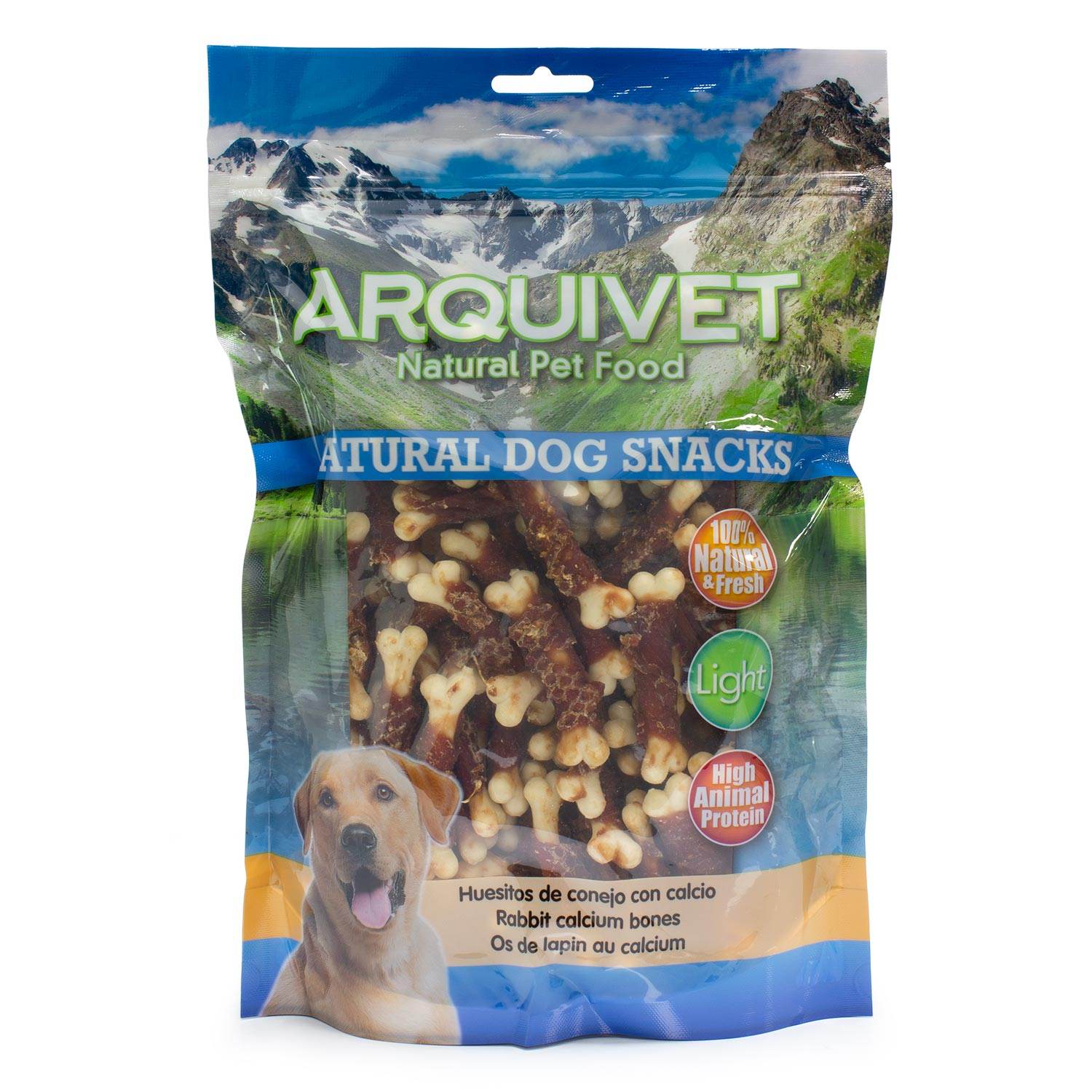 arquivet-friandise-chien-os-lapin-calcium-13-cm-100-g image 4