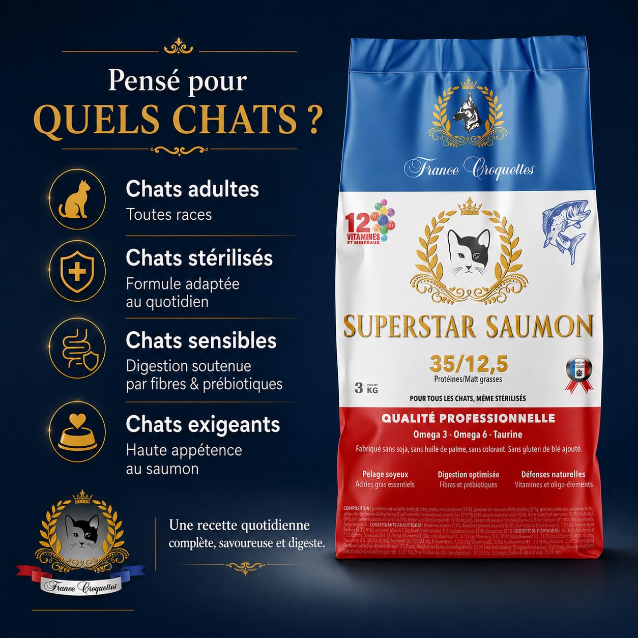 france-croquettes-super-star-saumon-friandises-chat-3-kg image 5