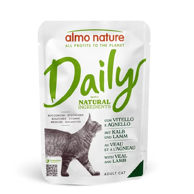 almo-nature-daily-veau-et-agneau-p-t-e-chat-30x70g-sauce image 1