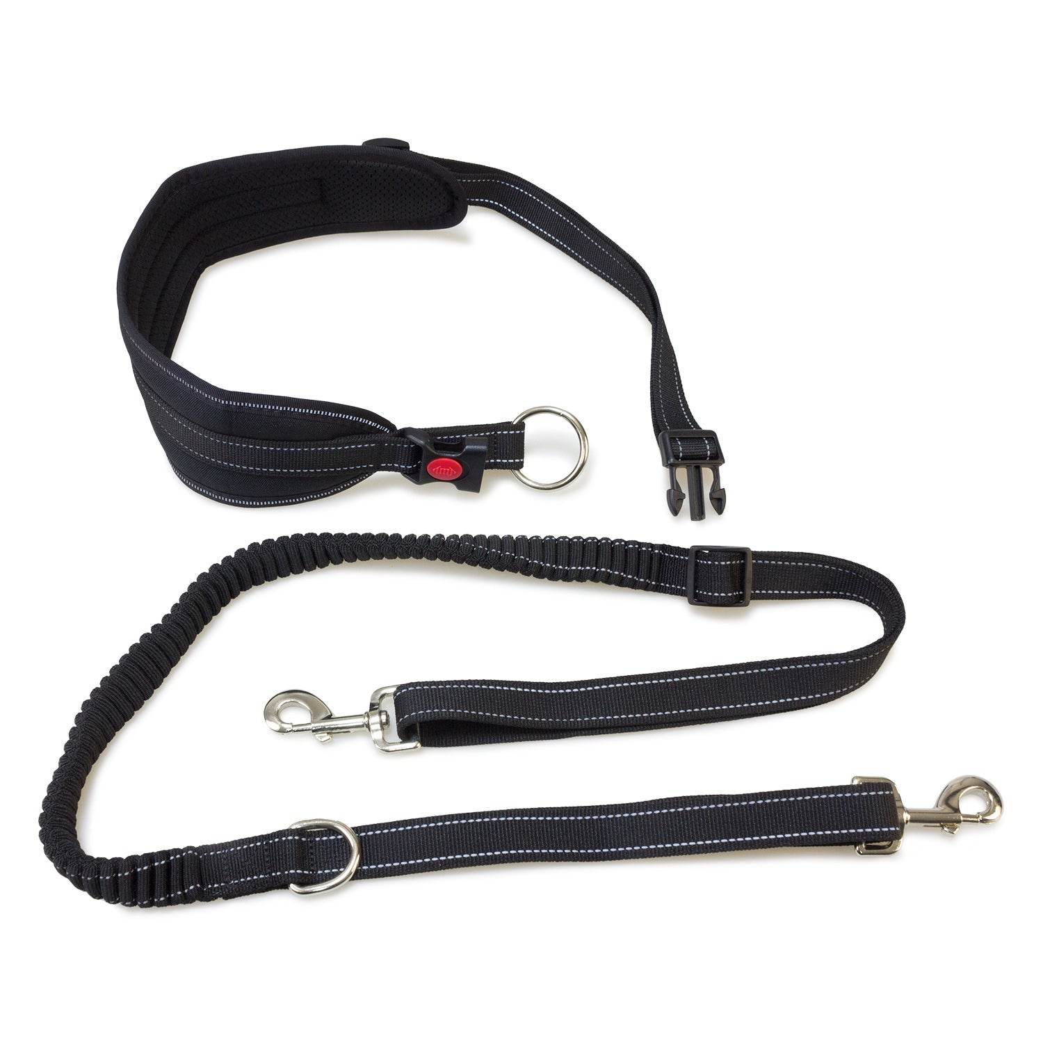 arquivet-ceinture-canicross-laisse-noire-120-150-cm image 2