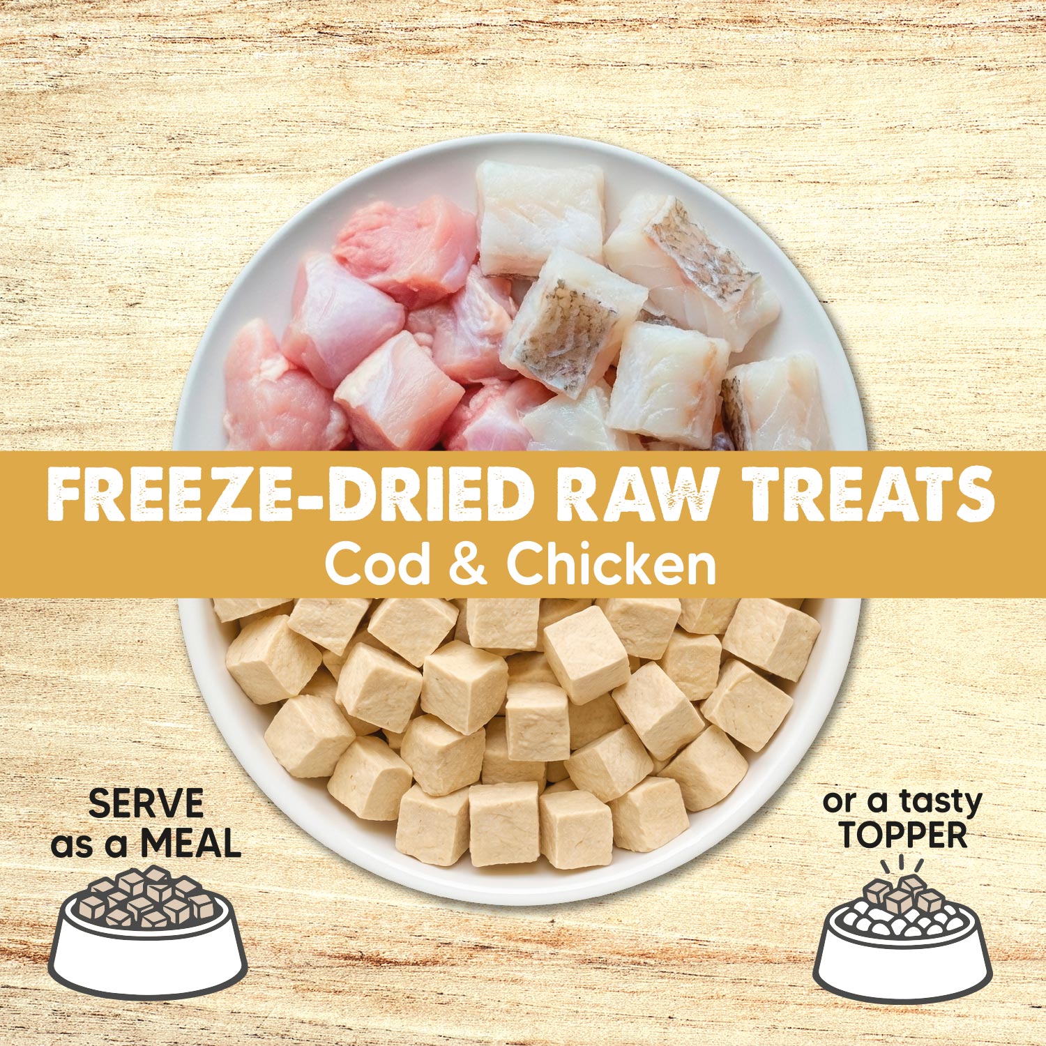 arquivet-freeze-dried-cube-friandise-chien-cabillaud-poulet-50g image 2