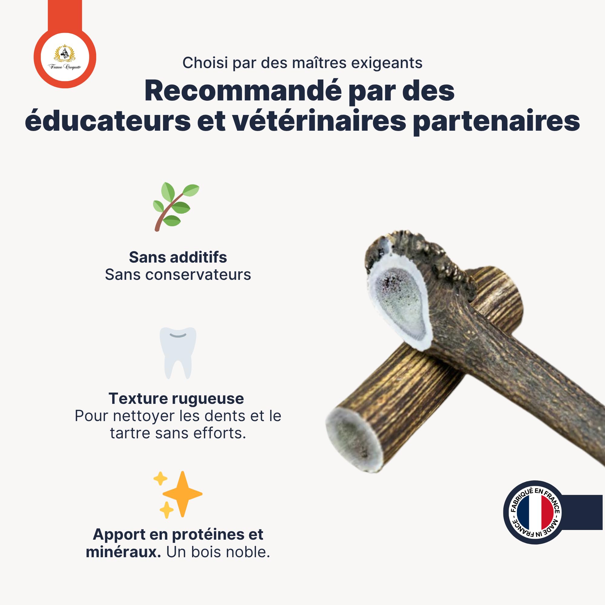france-croquettes-bois-de-cerf-s-50-g-friandise-chien image 3