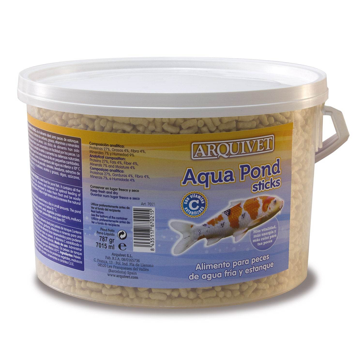 arquivet-aqua-pond-sticks-nourriture-bassin-1050-ml image 3
