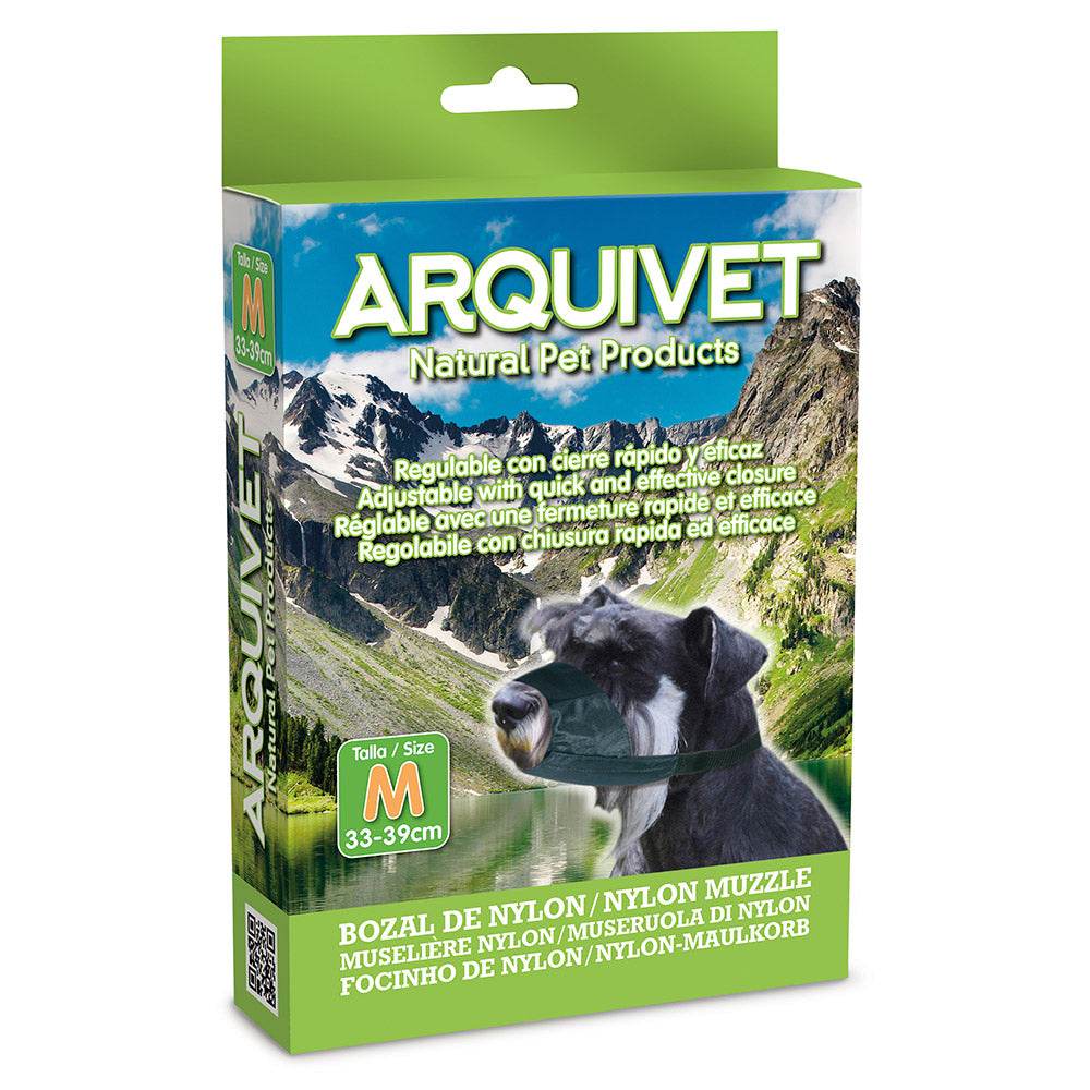arquivet-museli-re-nylon-chien-ducation-taille-m-33-39-cm image 3