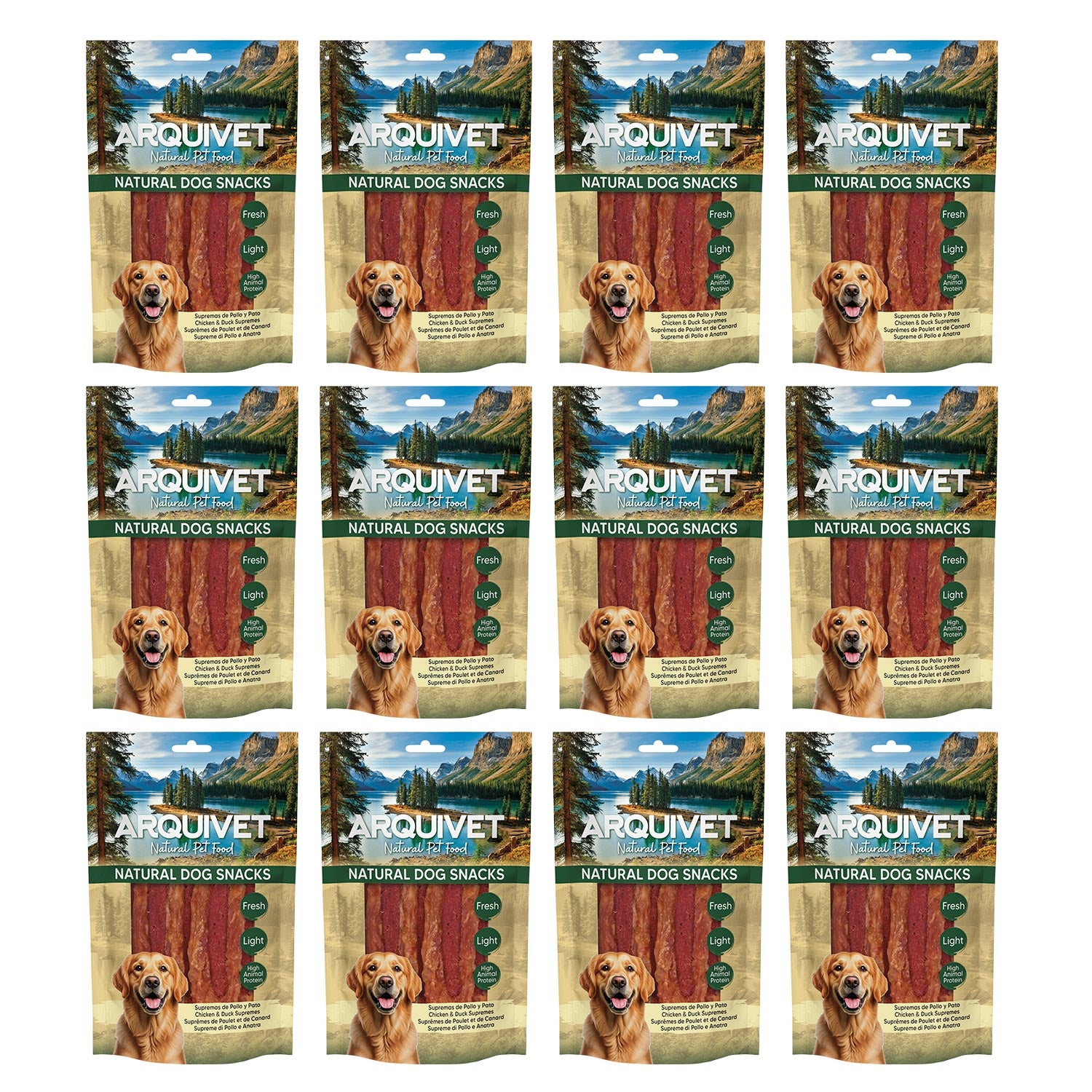 arquivet-supr-me-poulet-canard-friandise-chien-100-g-light image 3