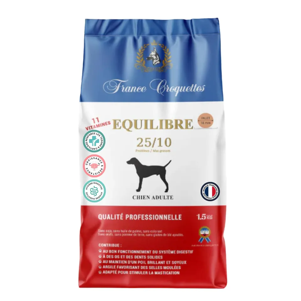 france-croquettes-quilibre-25-10-croquettes-chien-adulte-vitamines image 1