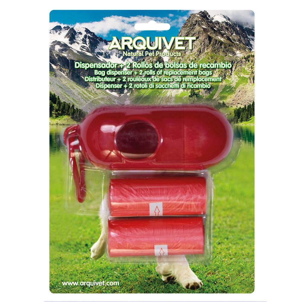 arquivet-distributeur-sac-d-jection-chien-2-rouleaux image 1
