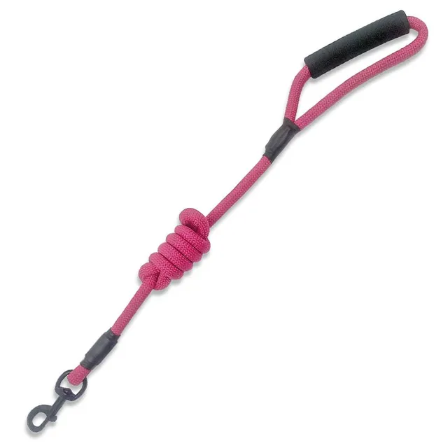 arquivet-laisse-corde-chien-nylon-rose image 1