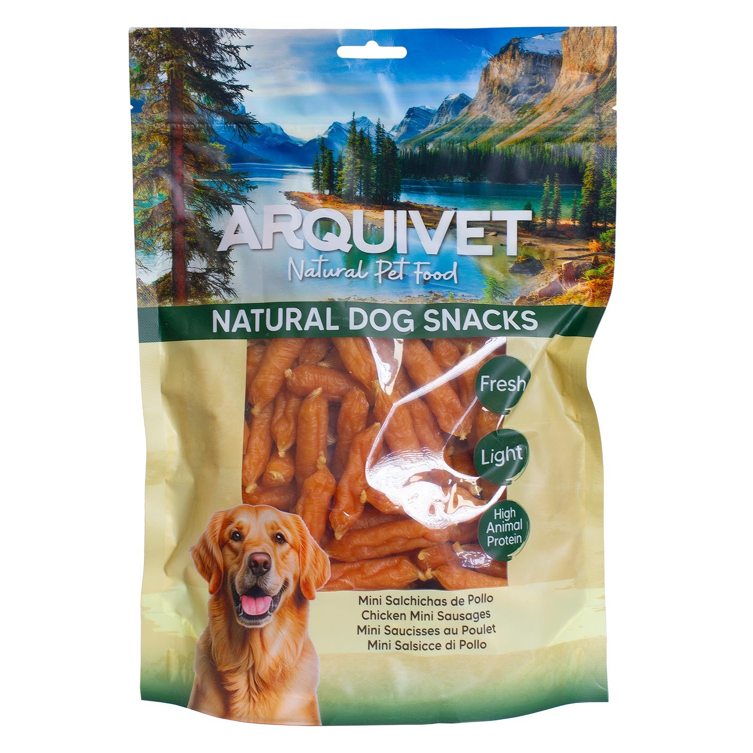 arquivet-mini-saucisses-poulet-friandise-chien-100-g-light image 4