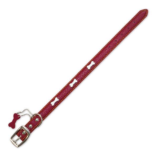 arquivet-collier-chien-cuir-os-bleu-2x40-cm image 6