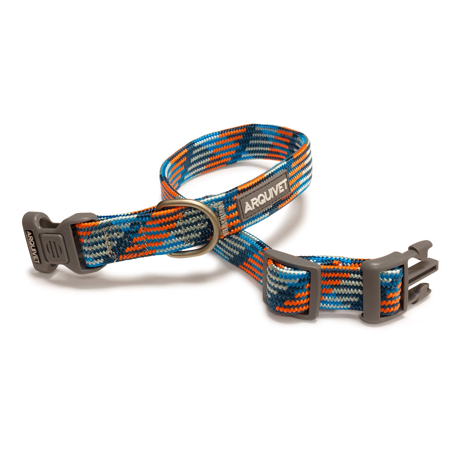 arquivet-piemonte-collier-chien-bleu-m-36-58-cm-r-fl-chissant image 2