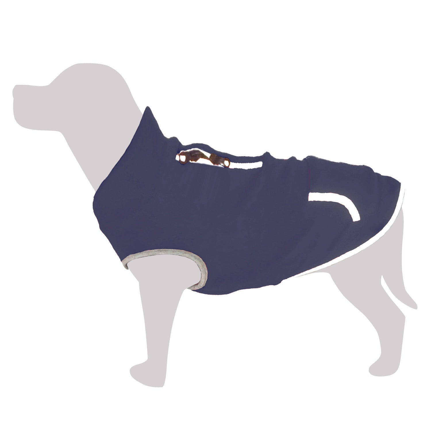 arquivet-tubqal-polaire-chien-bleue-stretch-s-25-cm image 1