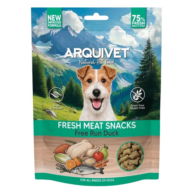 arquivet-fresh-meat-snacks-friandise-chien-canard-300-g image 1
