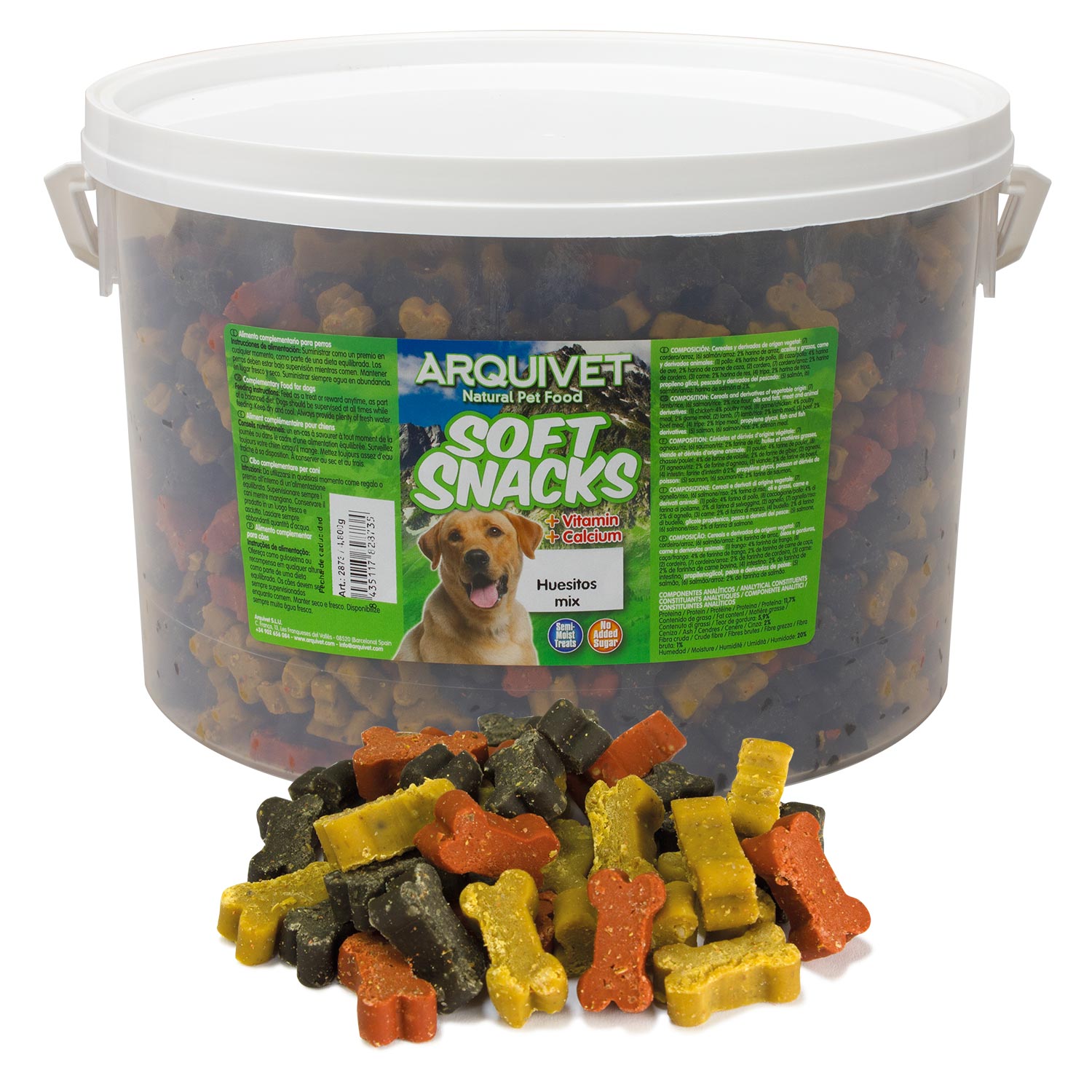 arquivet-huesitos-mix-snack-chien-tendre-100-g-4-parfums image 8