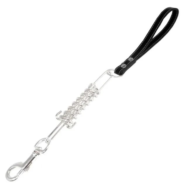 arquivet-laisse-chien-cha-ne-m-tal-3-mm-40-cm-noire image 1