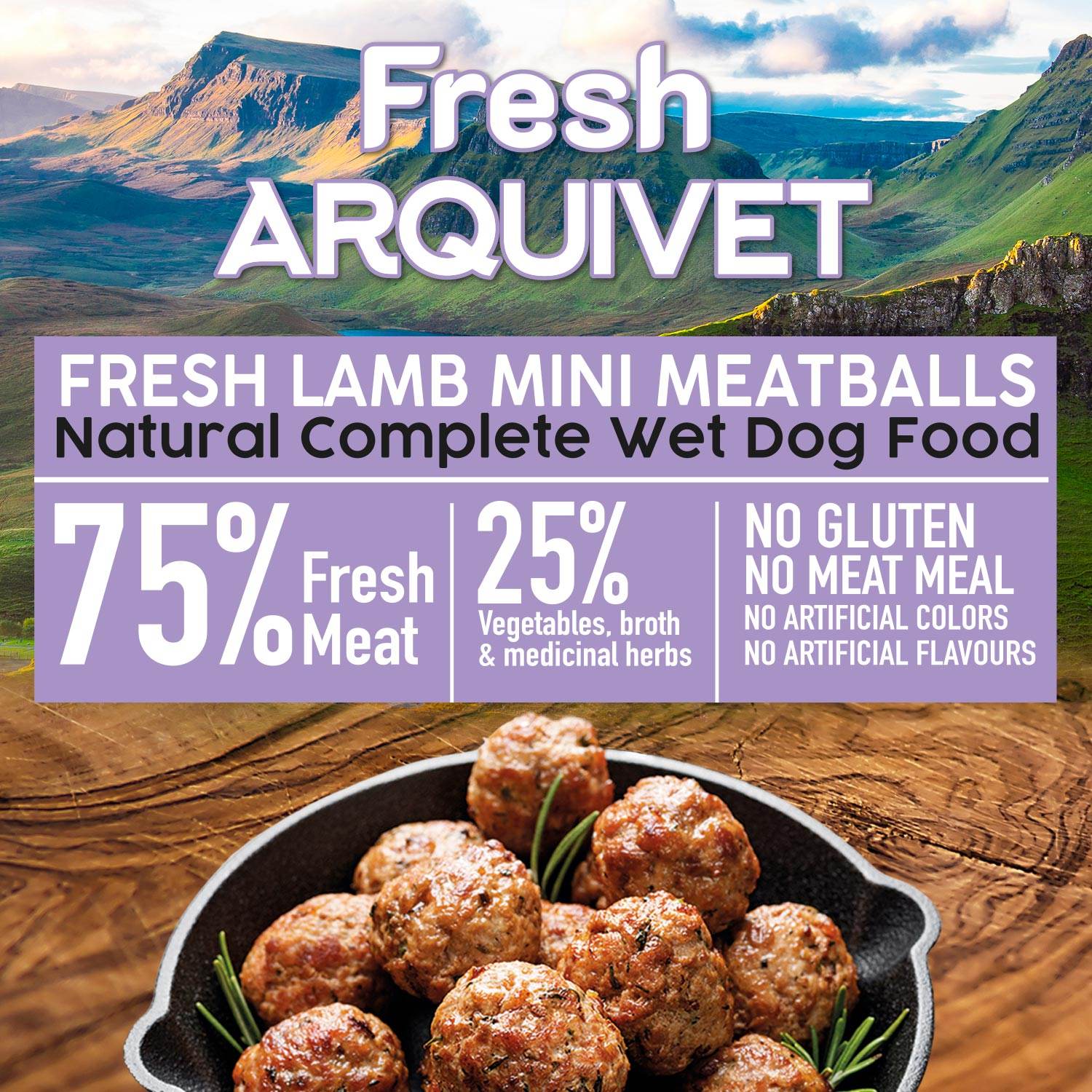 arquivet-mini-boulettes-agneau-croquettes-semi-humides-200-g image 2