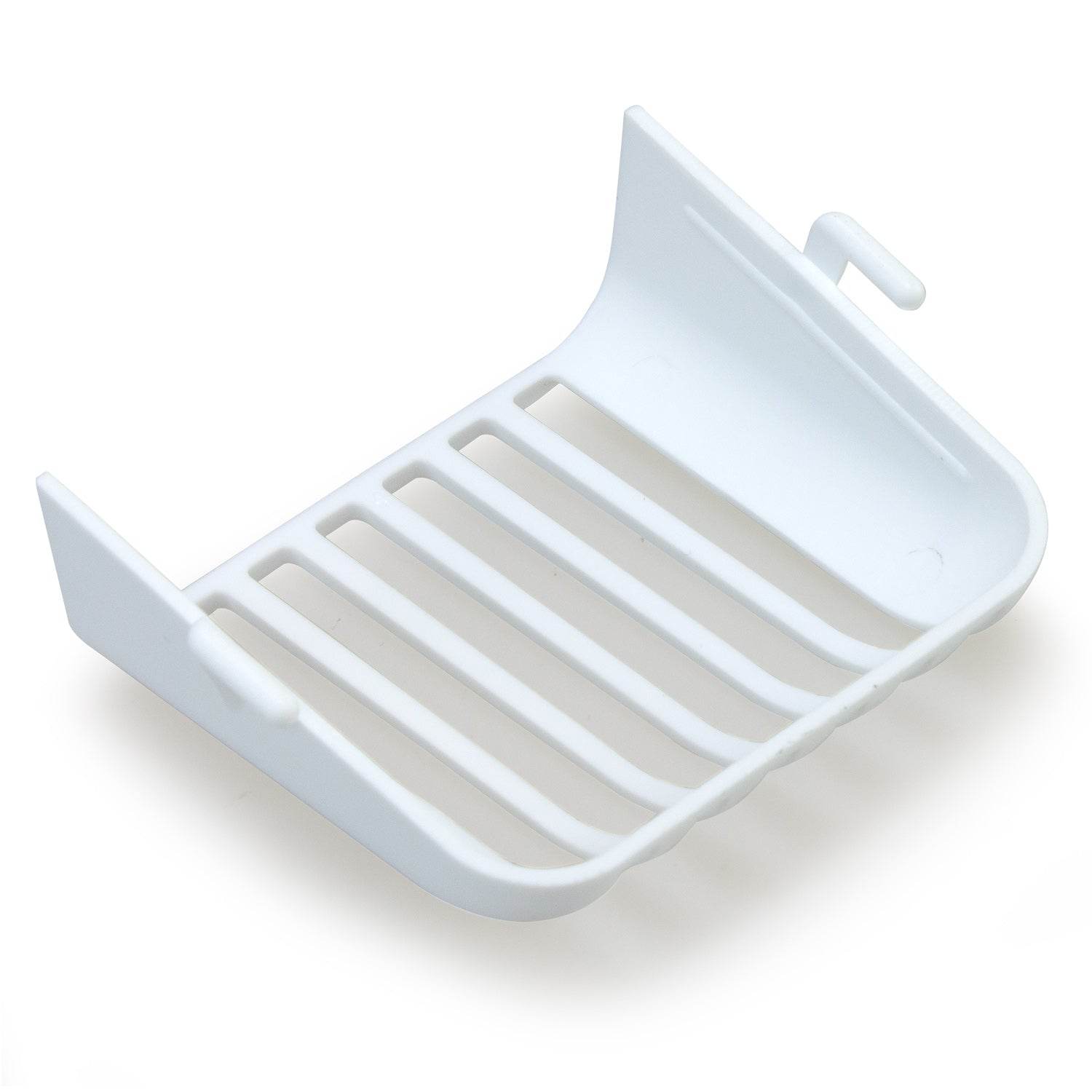 arquivet-mangeoire-nid-oiseaux-plastique-blanc-8-5-cm image 2