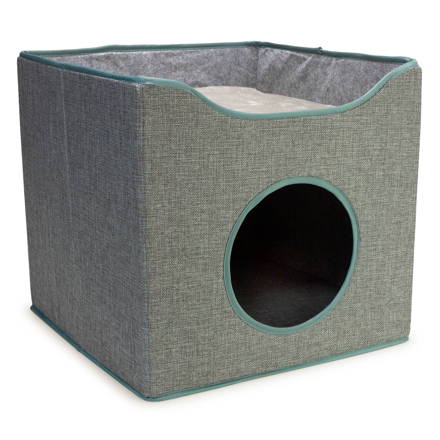 arquivet-yakson-grotte-griffoir-chat-gris-39x39x38-cm image 1