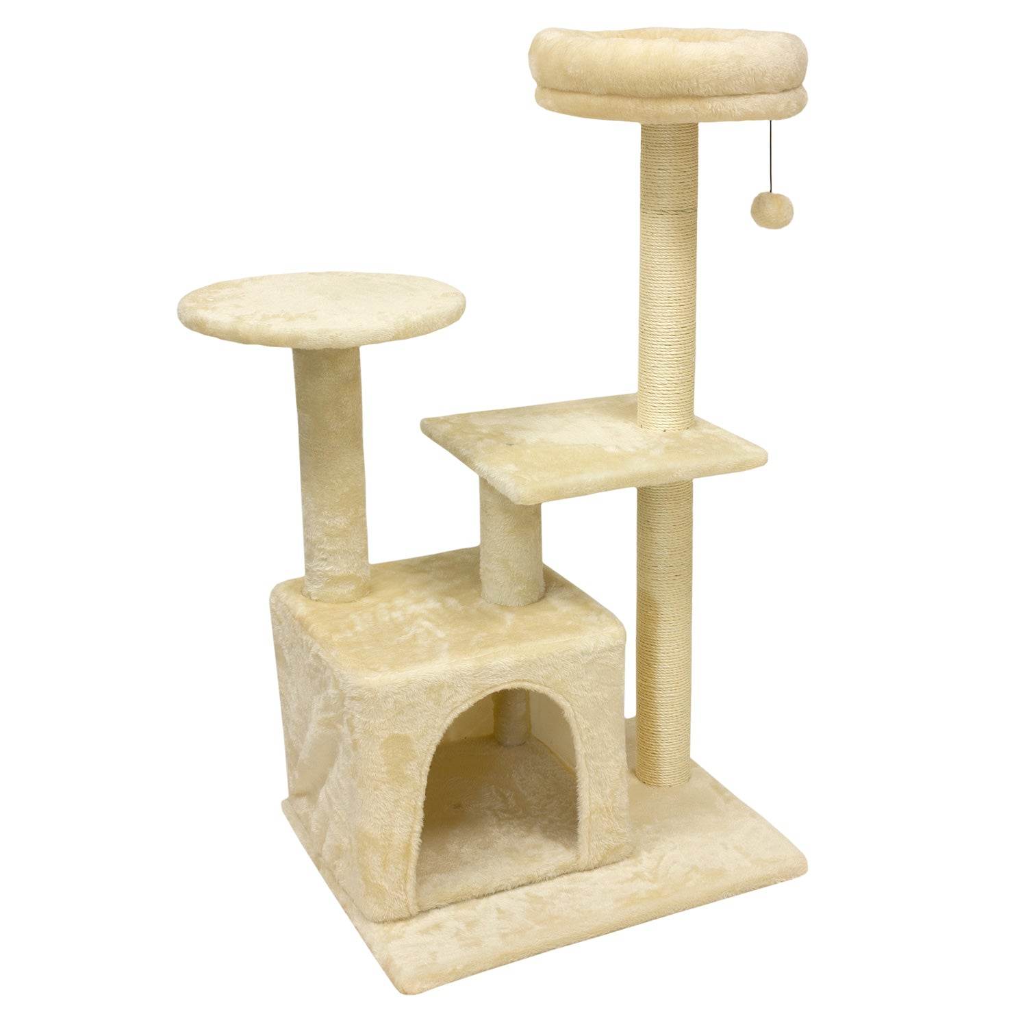 arquivet-nude-arbre-chat-49x40x97-cm-avec-cabane image 1