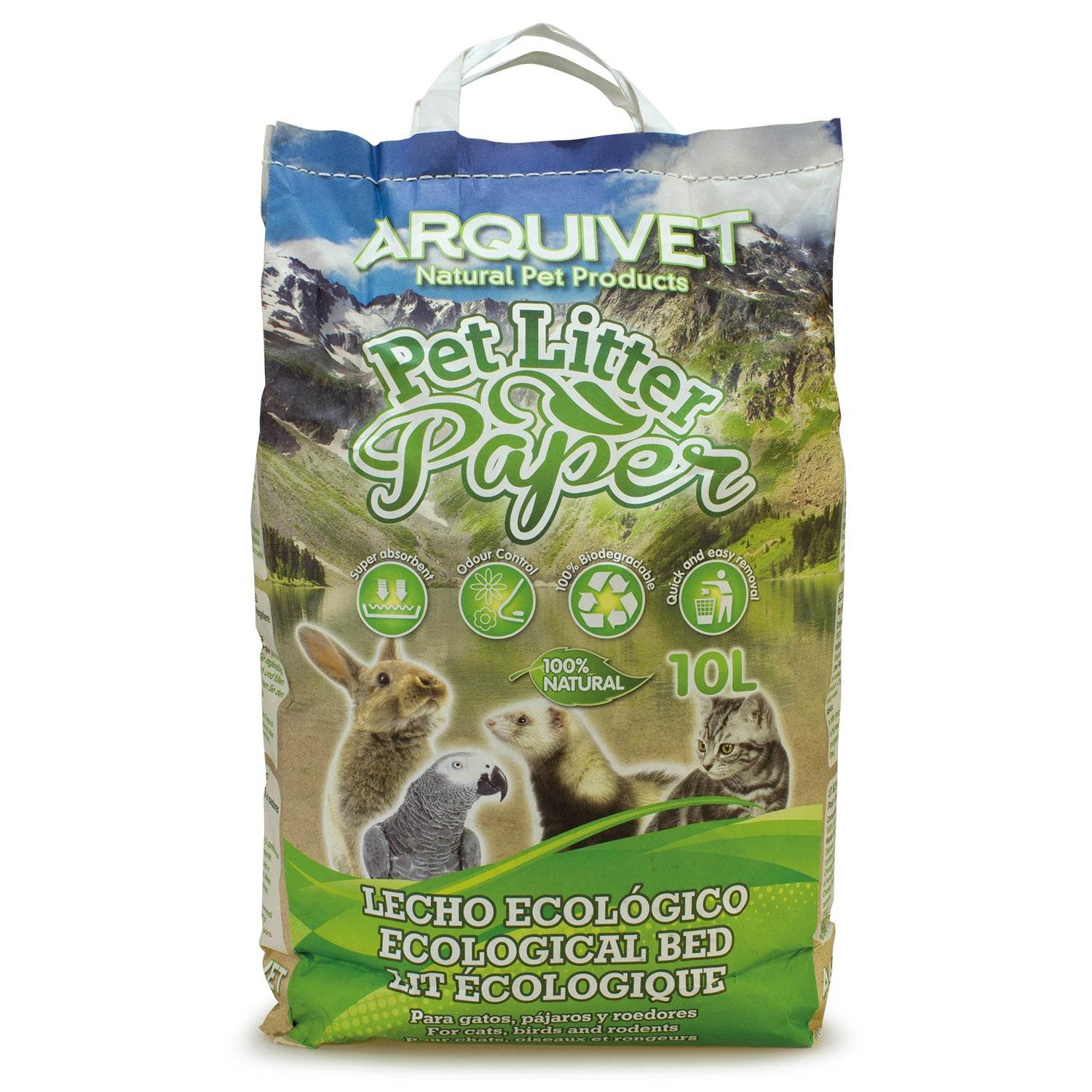 arquivet-liti-re-papier-recycl-chat-10-l-cologique image 1