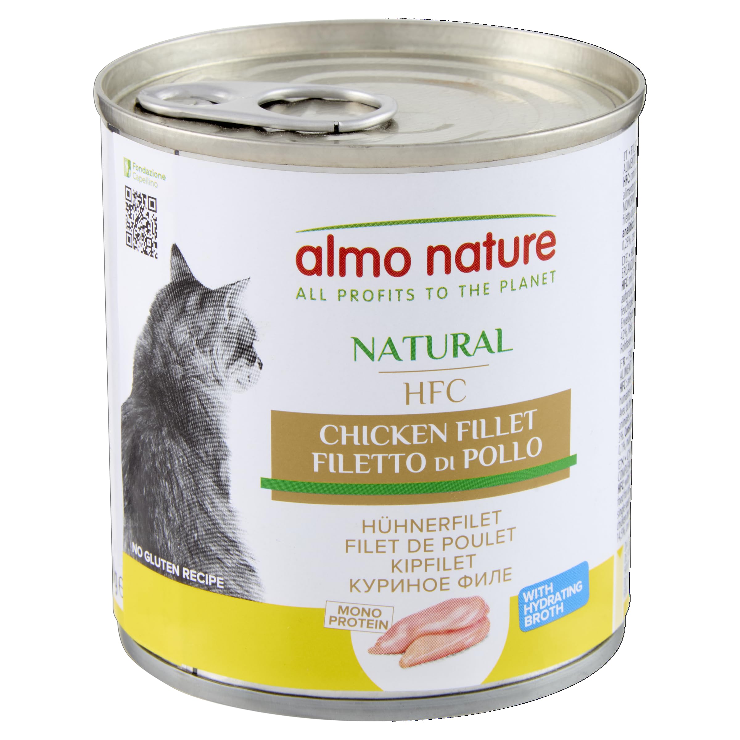 almo-nature-hfc-natural-filet-poulet-p-t-e-chat-12x280g image 1