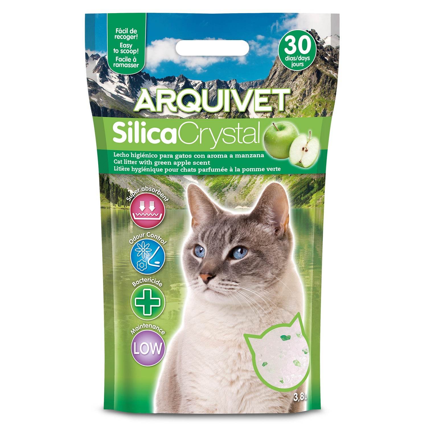 arquivet-cat-litter-liti-re-silice-parfum-e-3-8-l-lavande image 3