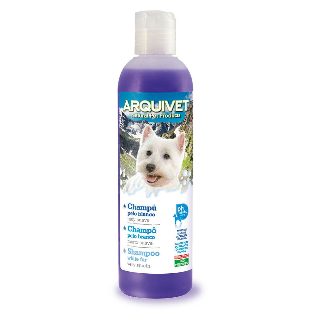 arquivet-shampoing-poil-blanc-chien-250-ml-ph-neutre-clat image 1