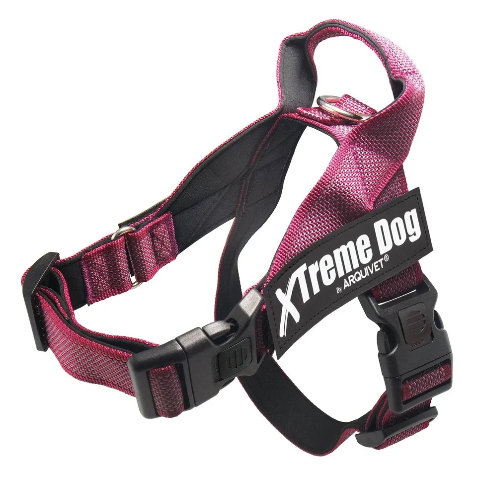 arquivet-classic-xtreme-harnais-chien-rose-m-61-81-cm image 1