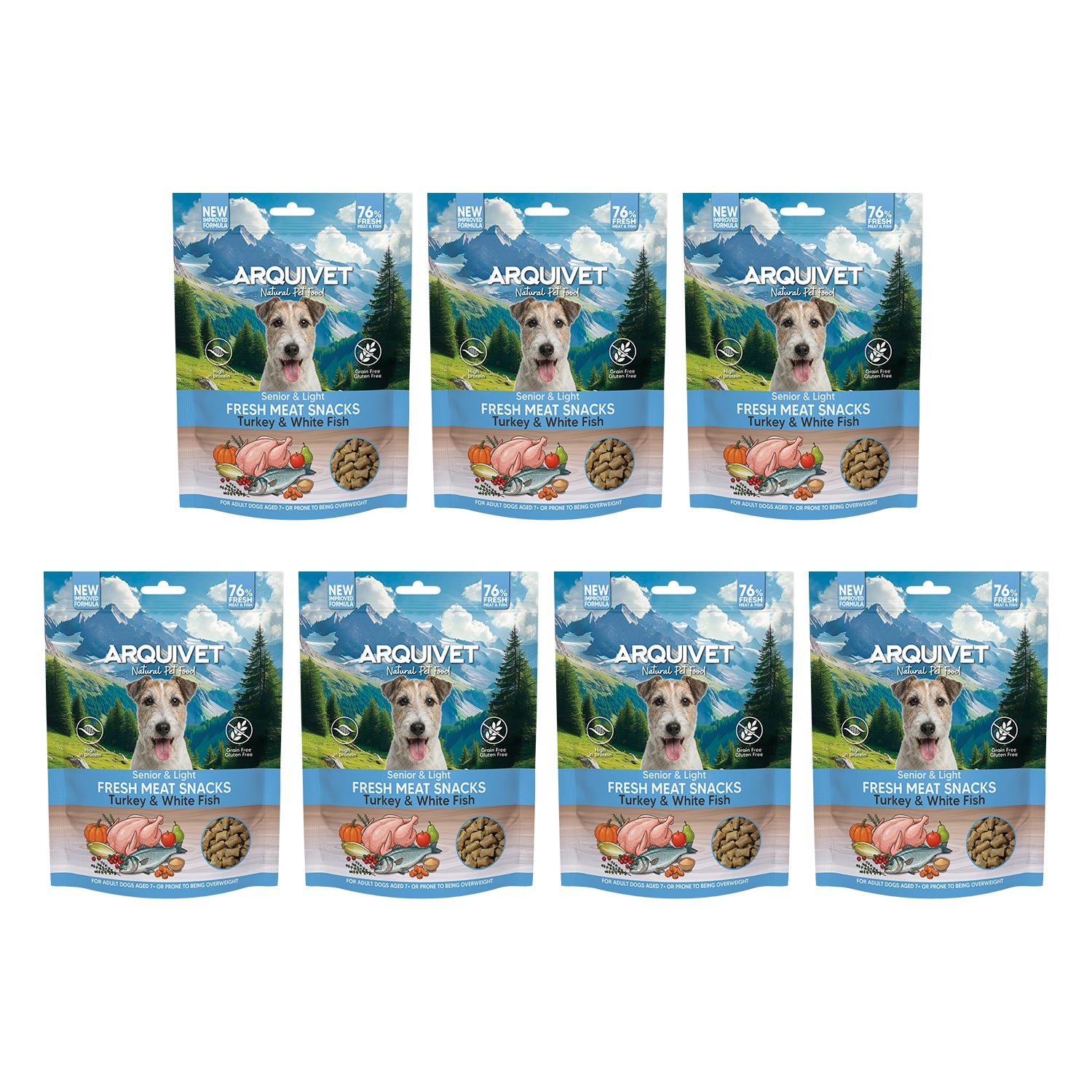 arquivet-senior-light-dinde-poisson-friandise-chien-300-g image 6