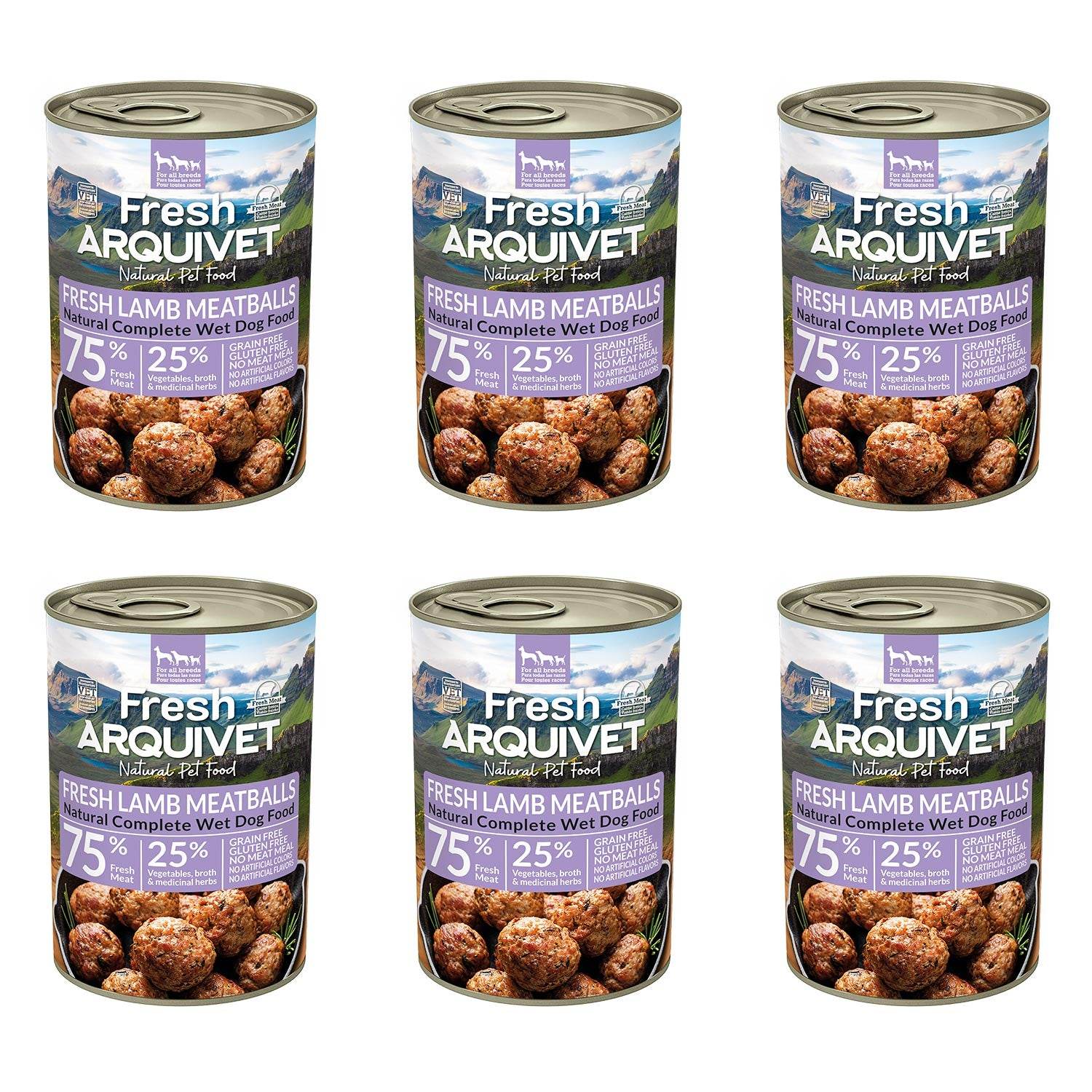 arquivet-boulettes-agneau-frais-nourriture-chien-semi-humide-400-g image 4