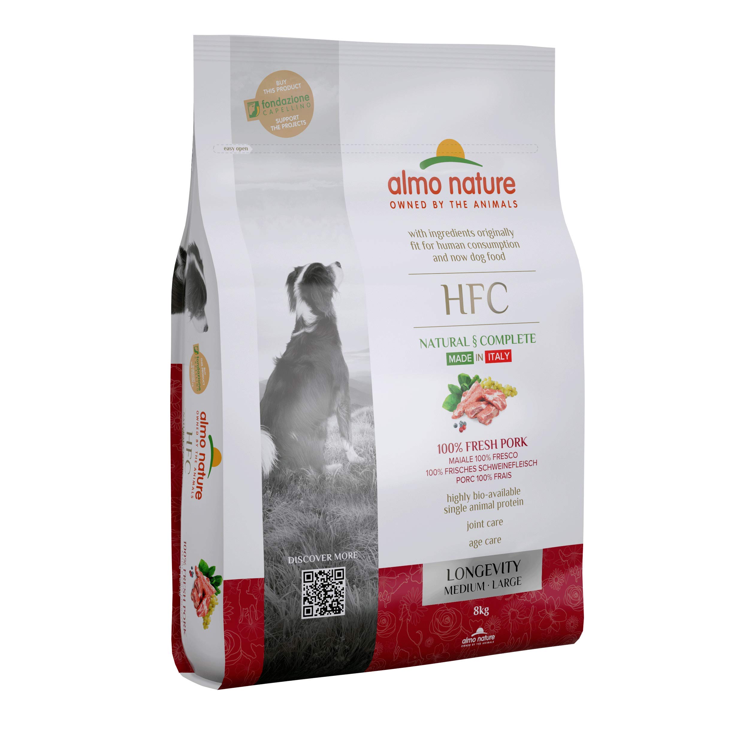 almo-nature-hfc-adult-croquettes-porc-8-kg-chien-xs-s image 1