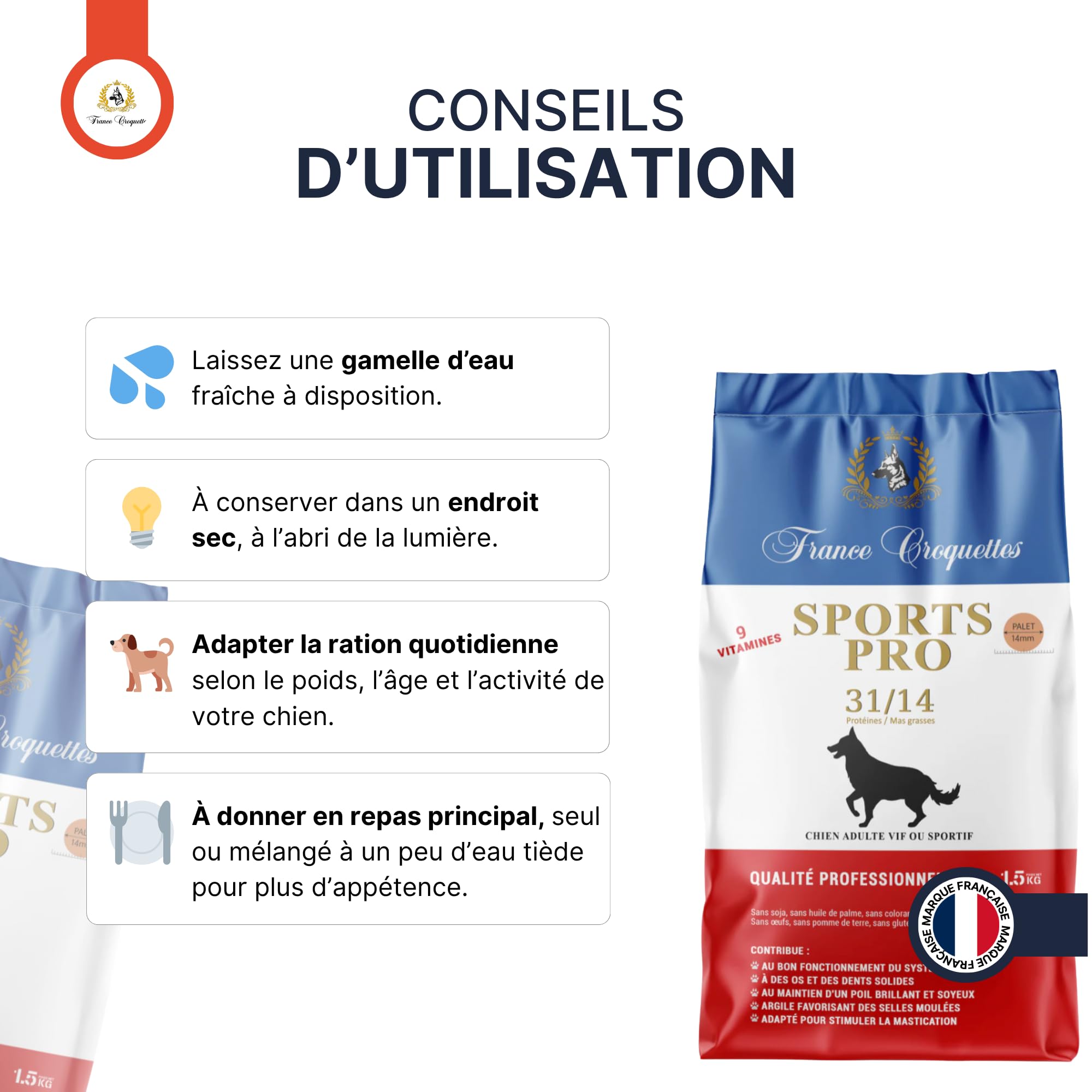 france-croquettes-sport-pro-31-14-croquettes-chien-sport-4-kg image 6