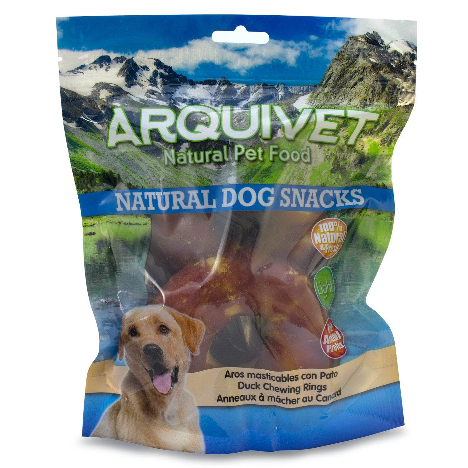 arquivet-chewy-duck-rings-friandise-canard-600-g image 5