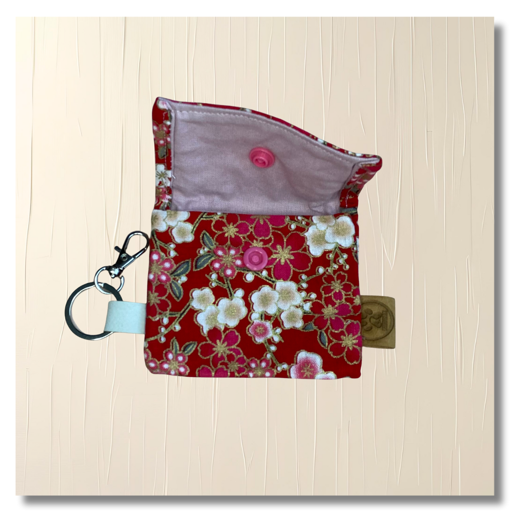 carabidule-sakura-pochette-sacs-crottes-shiba-tissu image 3