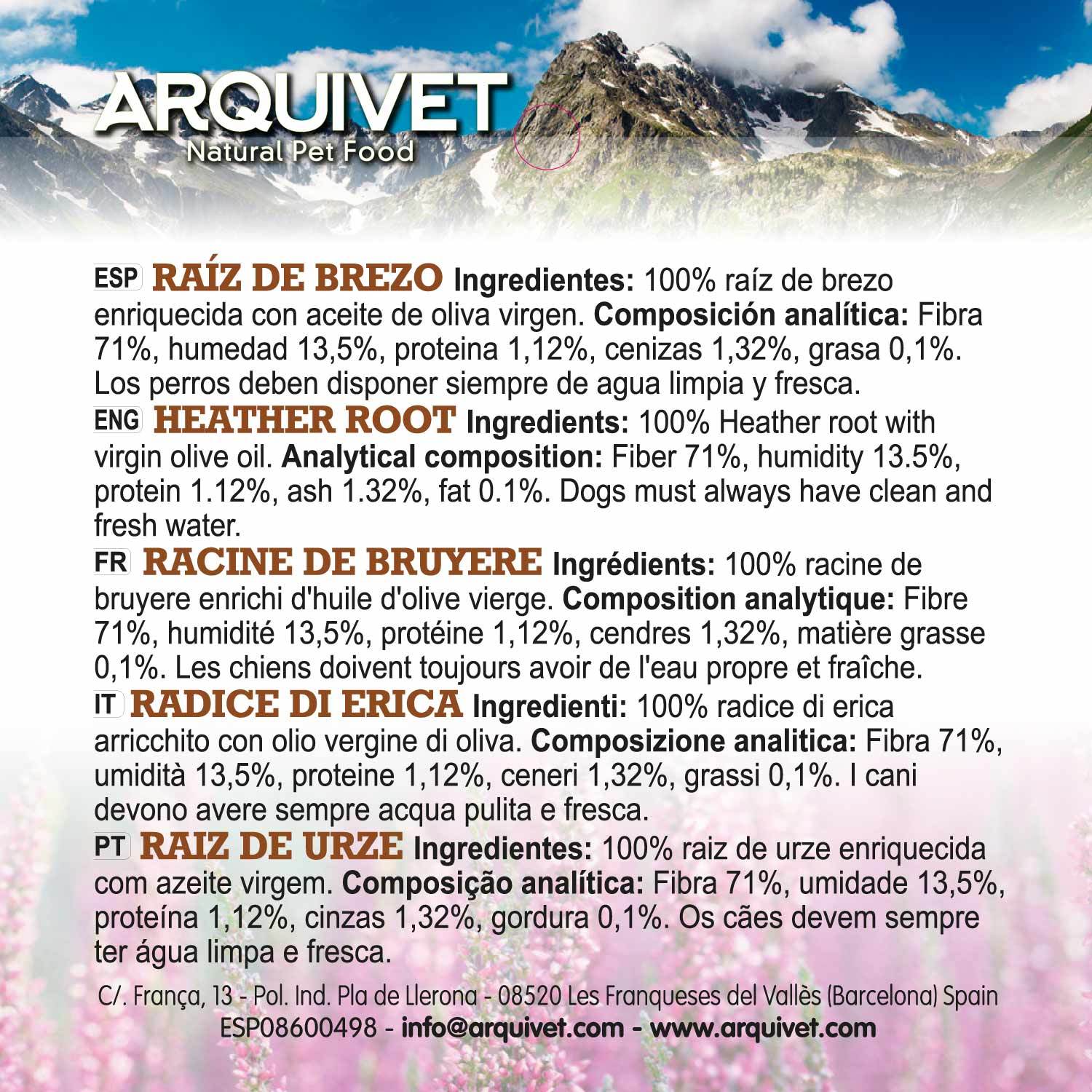 arquivet-racine-bruy-re-chien-huile-olive-60-150-g image 4