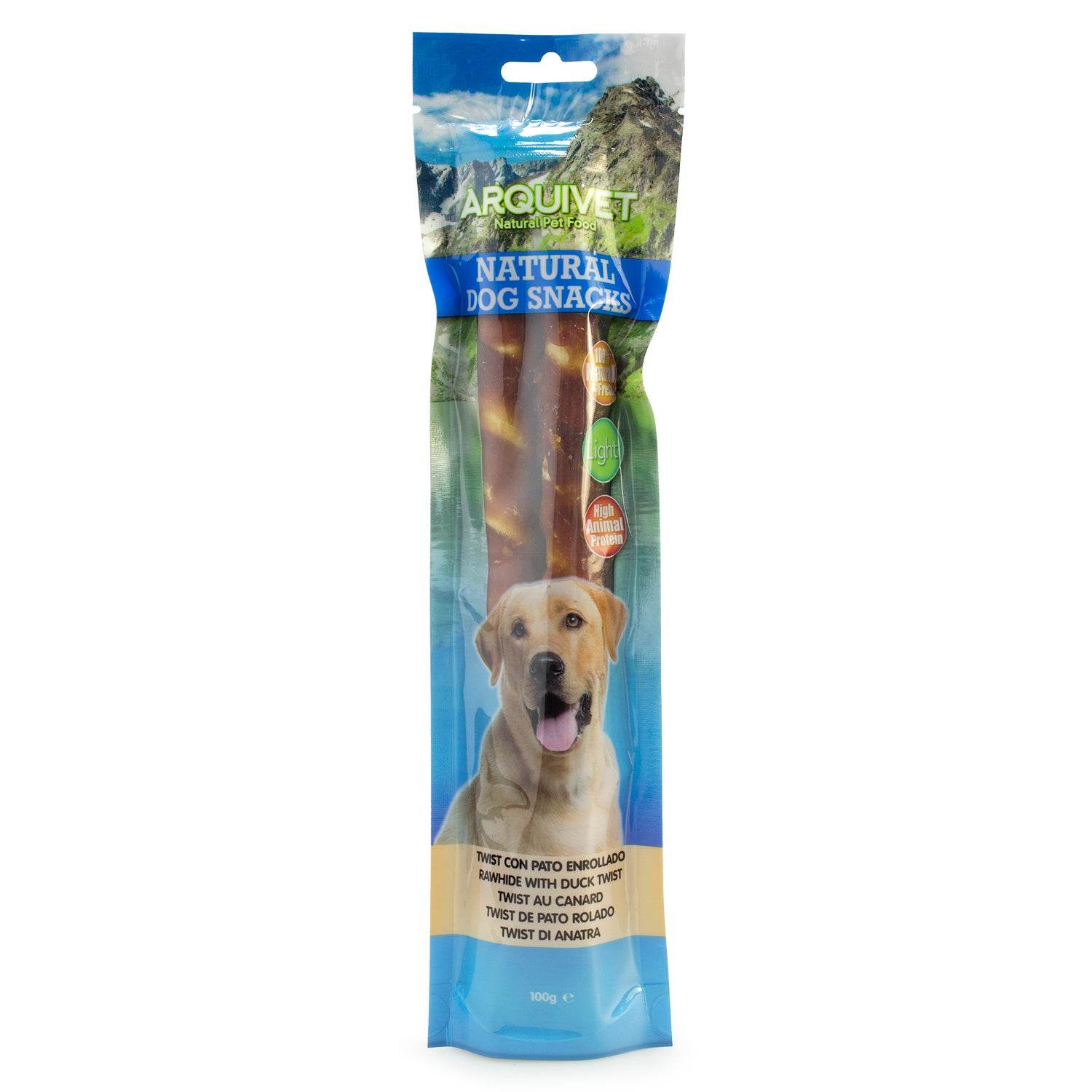 arquivet-duck-twist-friandise-canard-chien-100-g-13-cm image 7