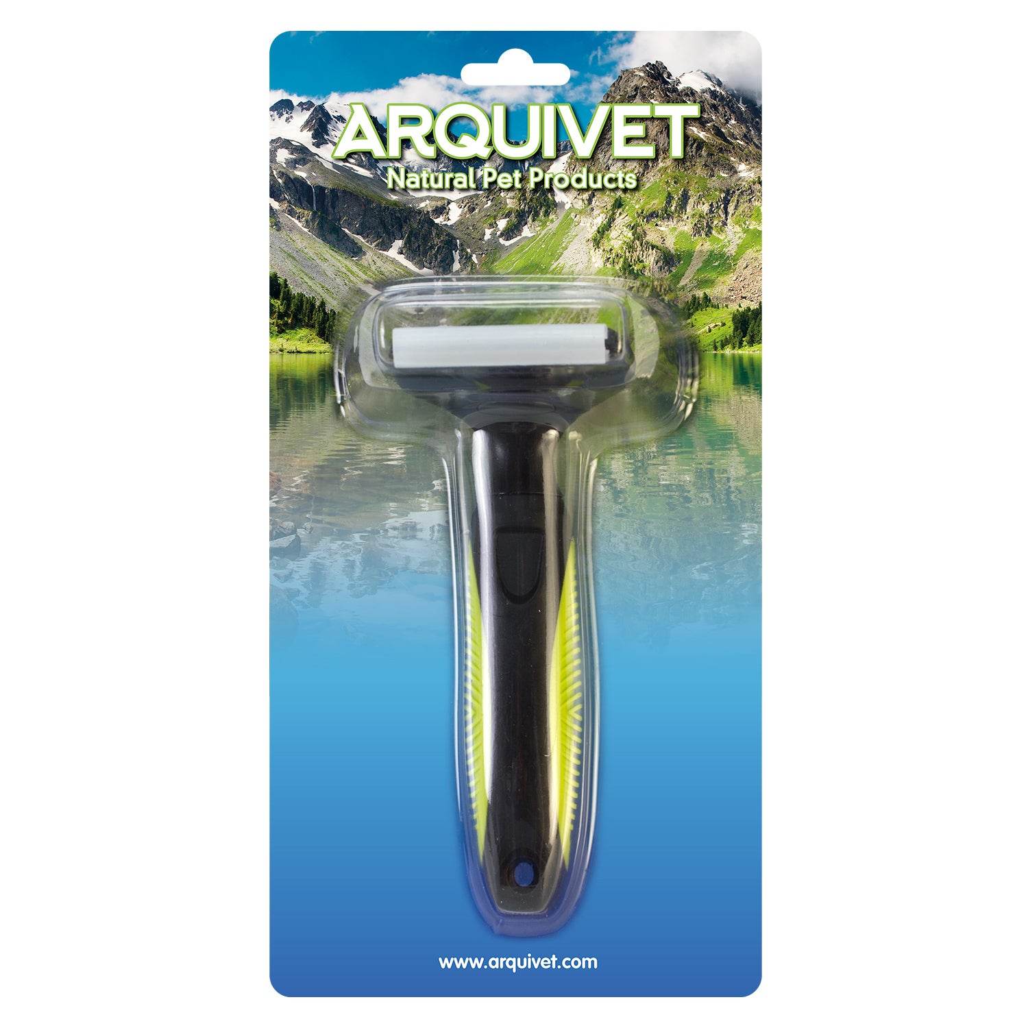 arquivet-brosse-poils-morts-chien-10-6-cm-ergonomique image 2