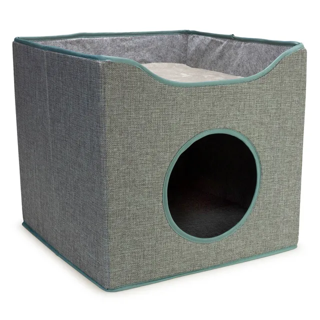 arquivet-yakson-grotte-griffoir-chat-gris-39x39x38-cm image 1