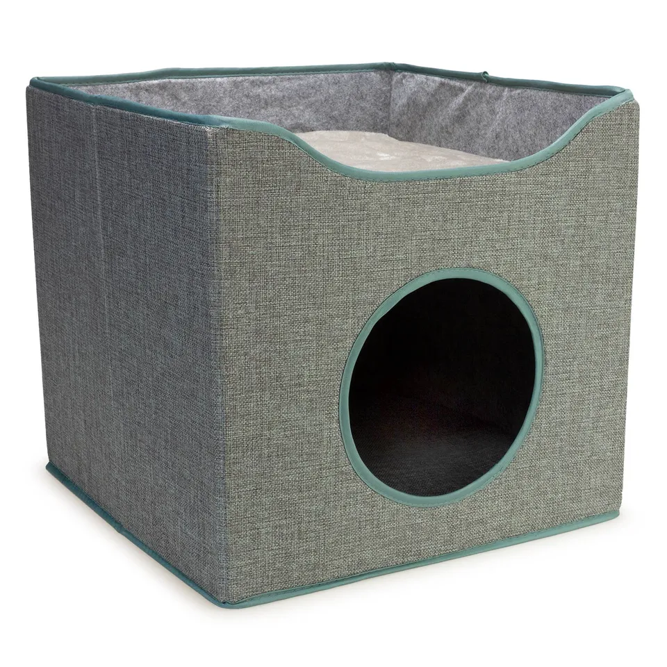 arquivet-yakson-grotte-griffoir-chat-gris-39x39x38-cm image 1