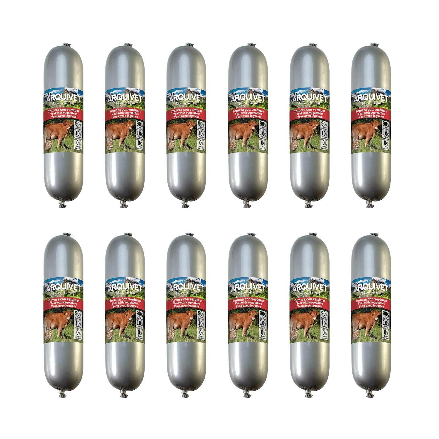 arquivet-saucisse-b-uf-l-gumes-chien-500-g-sans-c-r-ales image 4