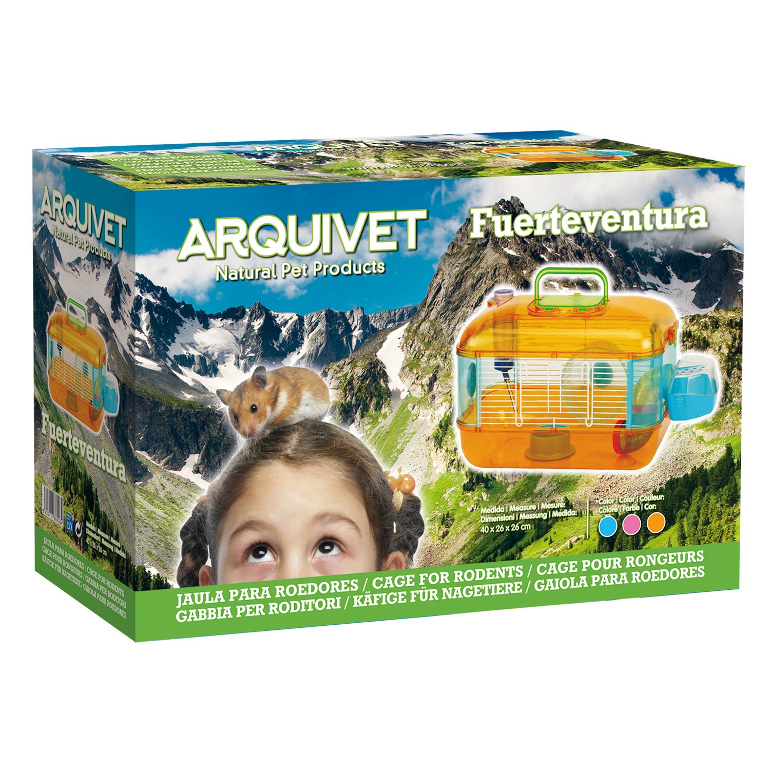 arquivet-fuerteventura-cage-rongeur-40-cm-roue image 2