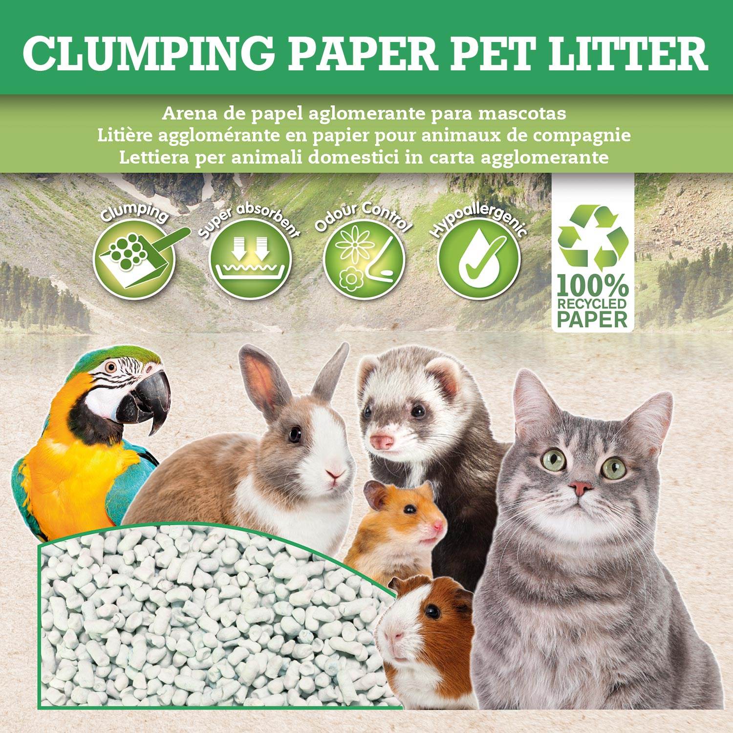 arquivet-cat-litter-liti-re-papier-agglom-rante-6-l-biod-gradable image 3