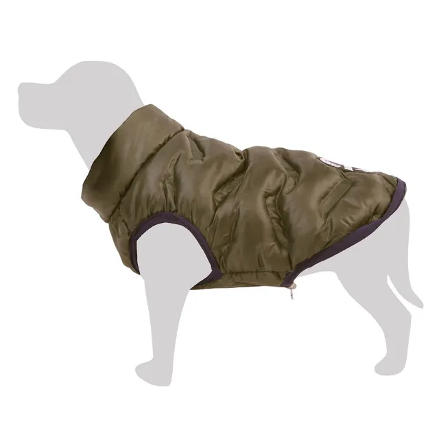 arquivet-manteau-matelass-chien-vert-r-versible-xs-20-cm image 1