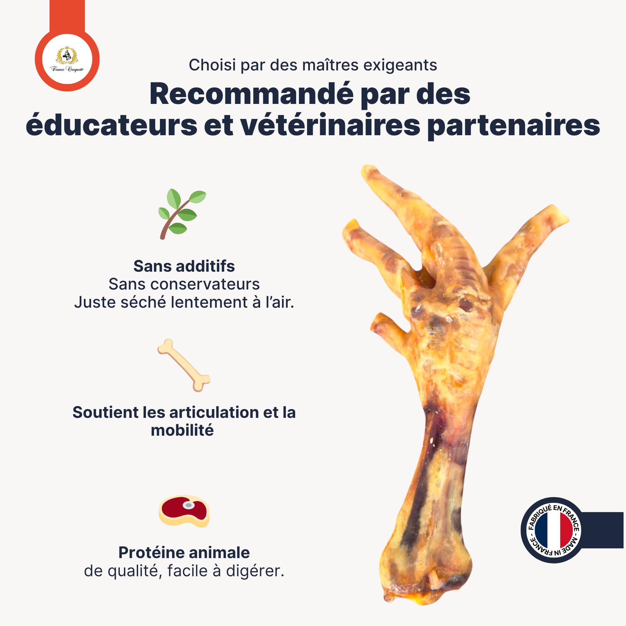 france-croquettes-friandises-pattes-poulet-friandise-chien-500g image 6