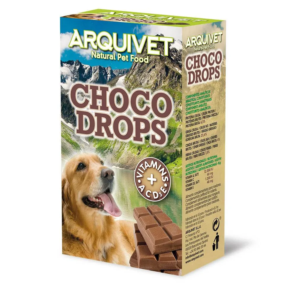 arquivet-choco-drops-friandise-oiseau-chocolat-65-g-vitamines image 1